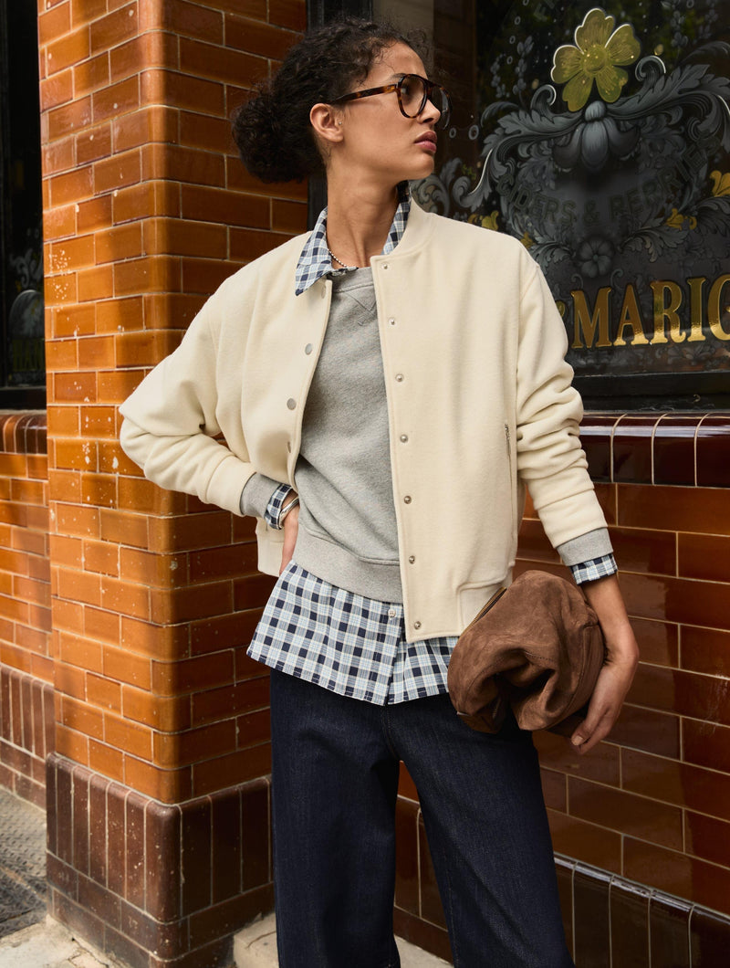 Baukjen Blake Organic Cotton Cropped Sweatshirt