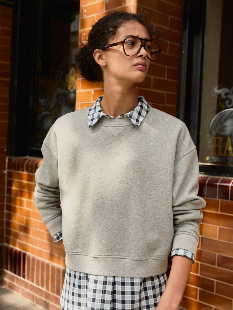 Baukjen Blake Organic Cotton Cropped Sweatshirt