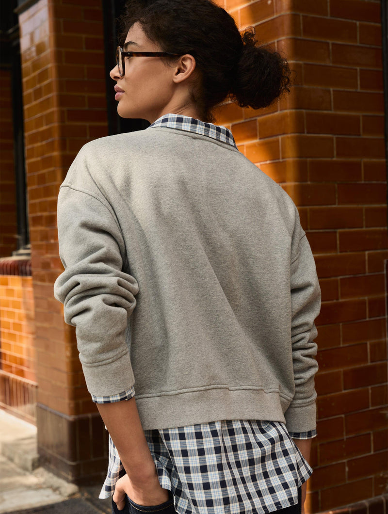 Baukjen Blake Organic Cotton Cropped Sweatshirt