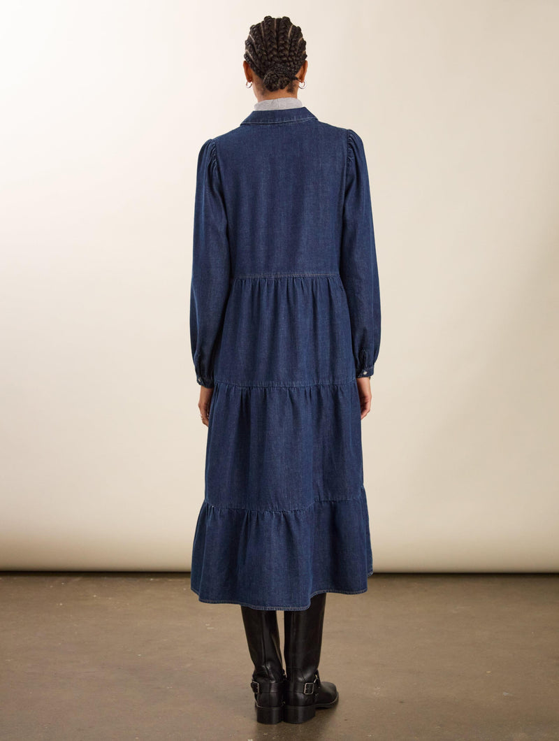 Baukjen Cody Denim Midi Dress