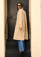 Immaculate Vegan - Hazel Organic Cotton Mac Coat | Sand