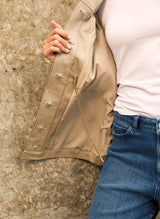 Immaculate Vegan - Bridie Organic Cotton Field Jacket | Sand