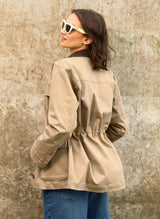 Immaculate Vegan - Bridie Organic Cotton Field Jacket | Sand