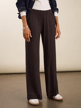 Immaculate Vegan - Palazzo Trousers | Dark Chocolate