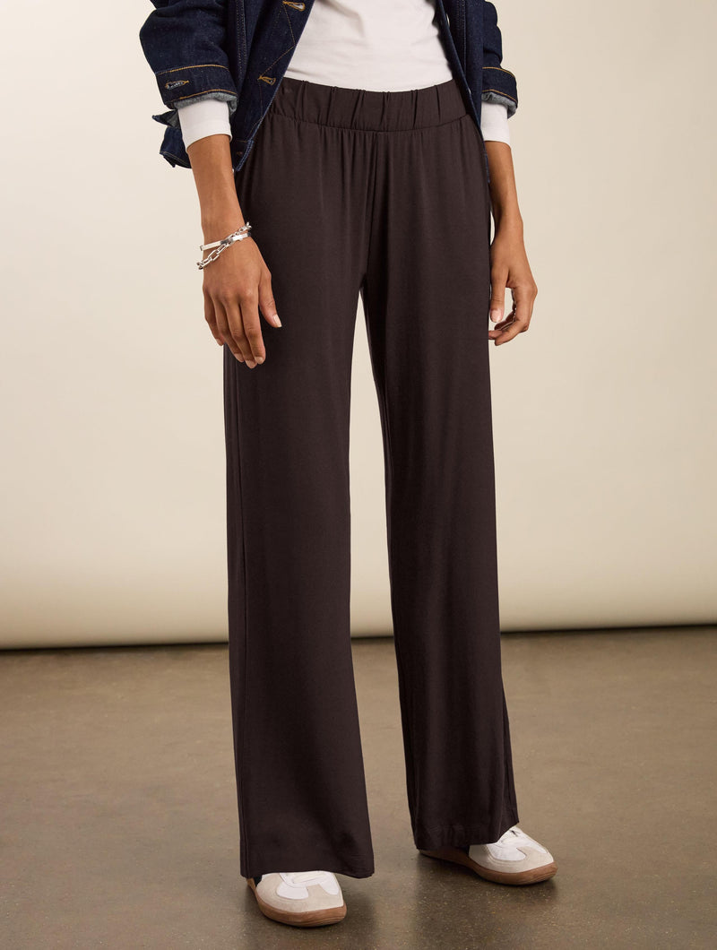 Palazzo Trousers | Dark Chocolate