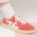 Immaculate Vegan - Zeta Shoes Beta B4 Women's Vegan PET Canvas Sneakers | Red