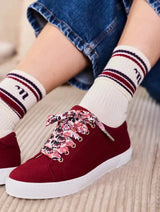 Immaculate Vegan - Minuit sur Terre Chaussettes Minuit Bordeaux