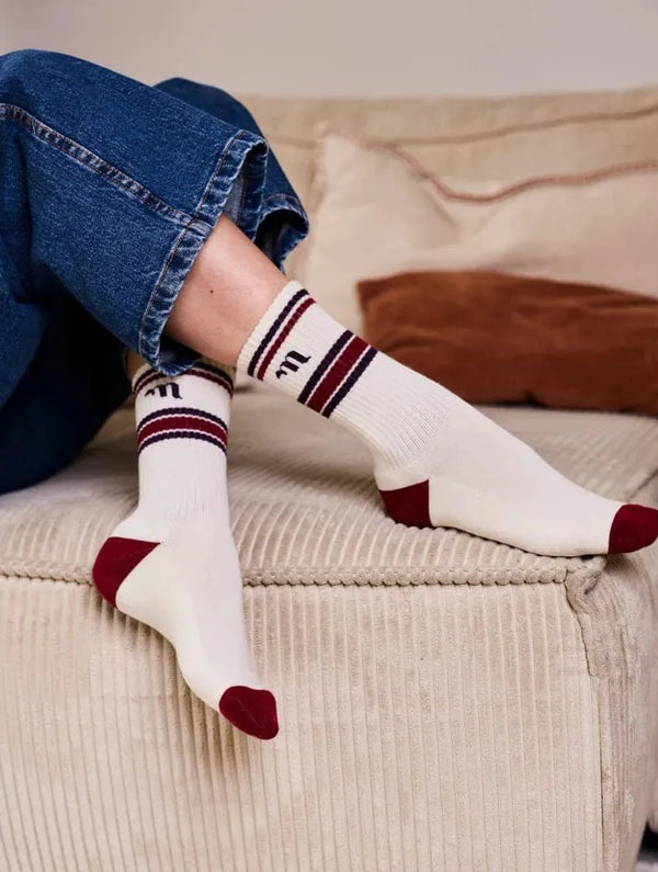 Minuit sur Terre Chaussettes Minuit Bordeaux