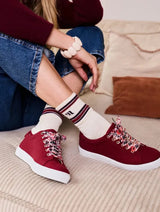 Immaculate Vegan - Minuit sur Terre Chaussettes Minuit Bordeaux