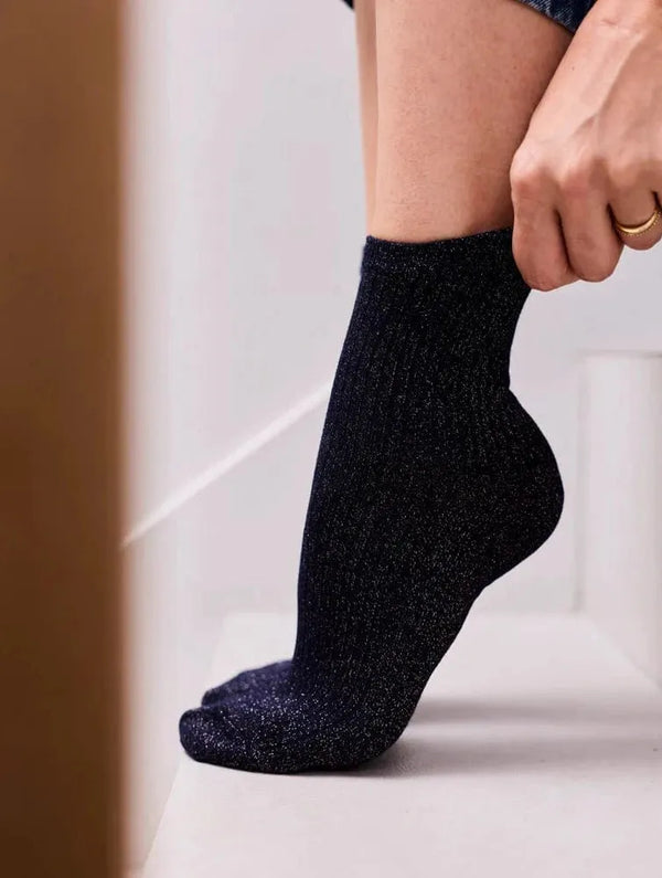 Minuit sur Terre Chaussettes Brille Minuit