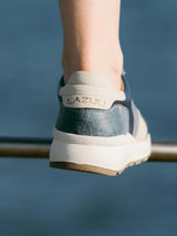 Immaculate Vegan - Lazuli My Corn Leather Vegan Sneakers | Ocean