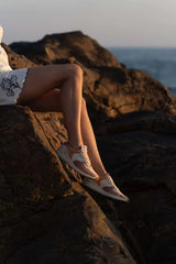 Immaculate Vegan - Lazuli My Corn Leather Vegan Sneakers | Beack