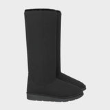 Immaculate Vegan - New Orchard Classic Unisex Vegan Faux Fur Long Boots | Black