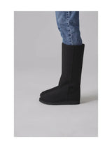 Immaculate Vegan - New Orchard Classic Unisex Vegan Faux Fur Long Boots | Black