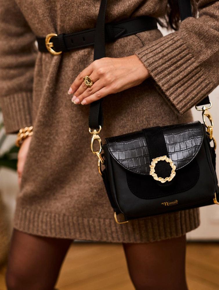 Minuit sur Terre Mira Noir Croco