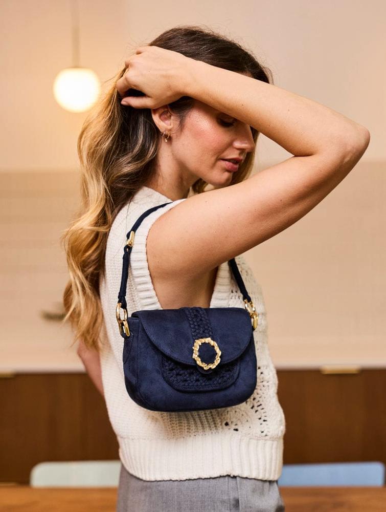 Minuit sur Terre Mira Bleu Minuit Tressé