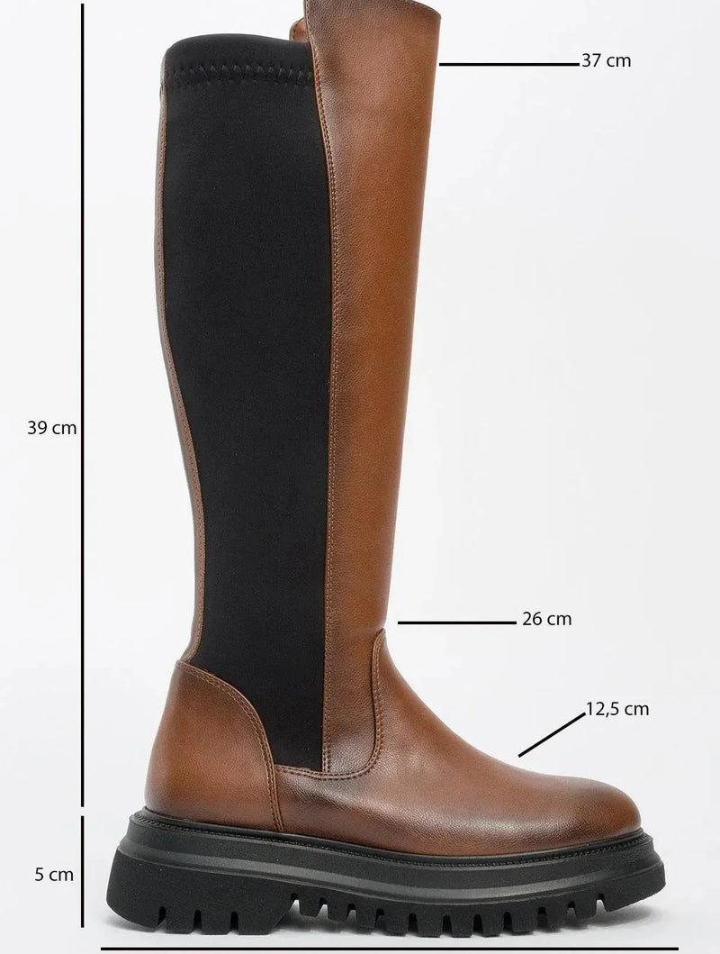 Prologue Shoes Shadow Cognac Brown Boot (Women)