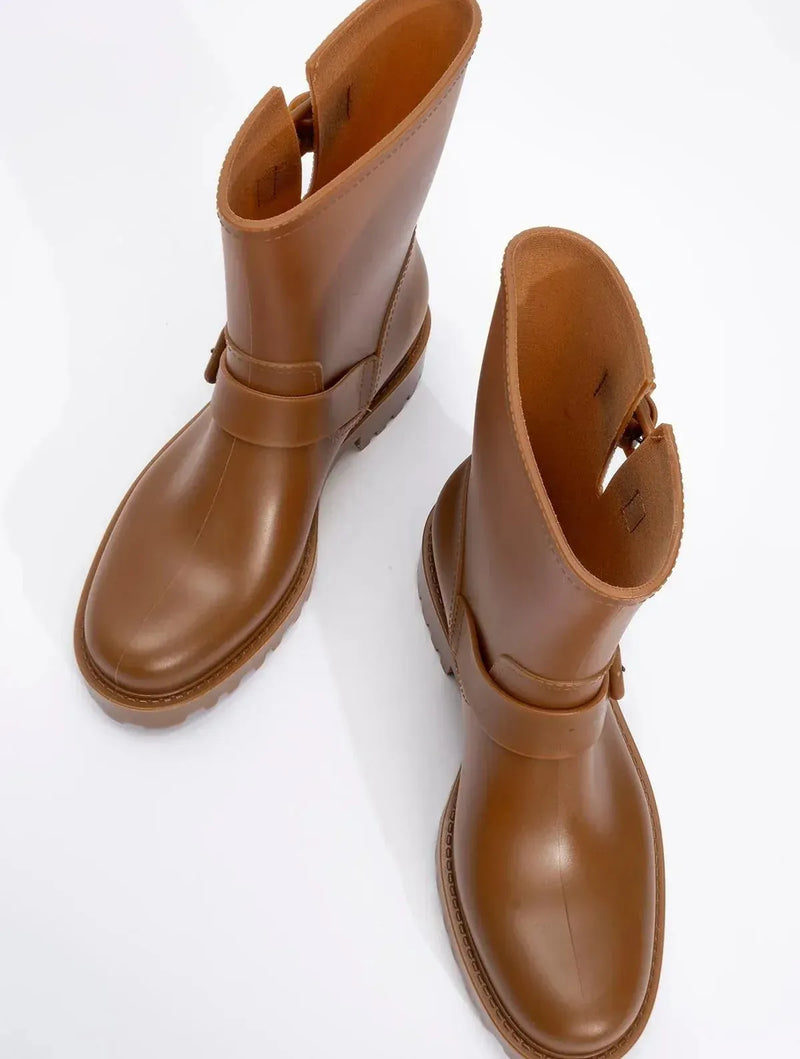 Prologue Shoes Zone - Cognac Rain Boot (Women)