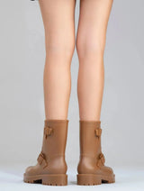 Immaculate Vegan - Prologue Shoes Zone - Cognac Rain Boot (Women)