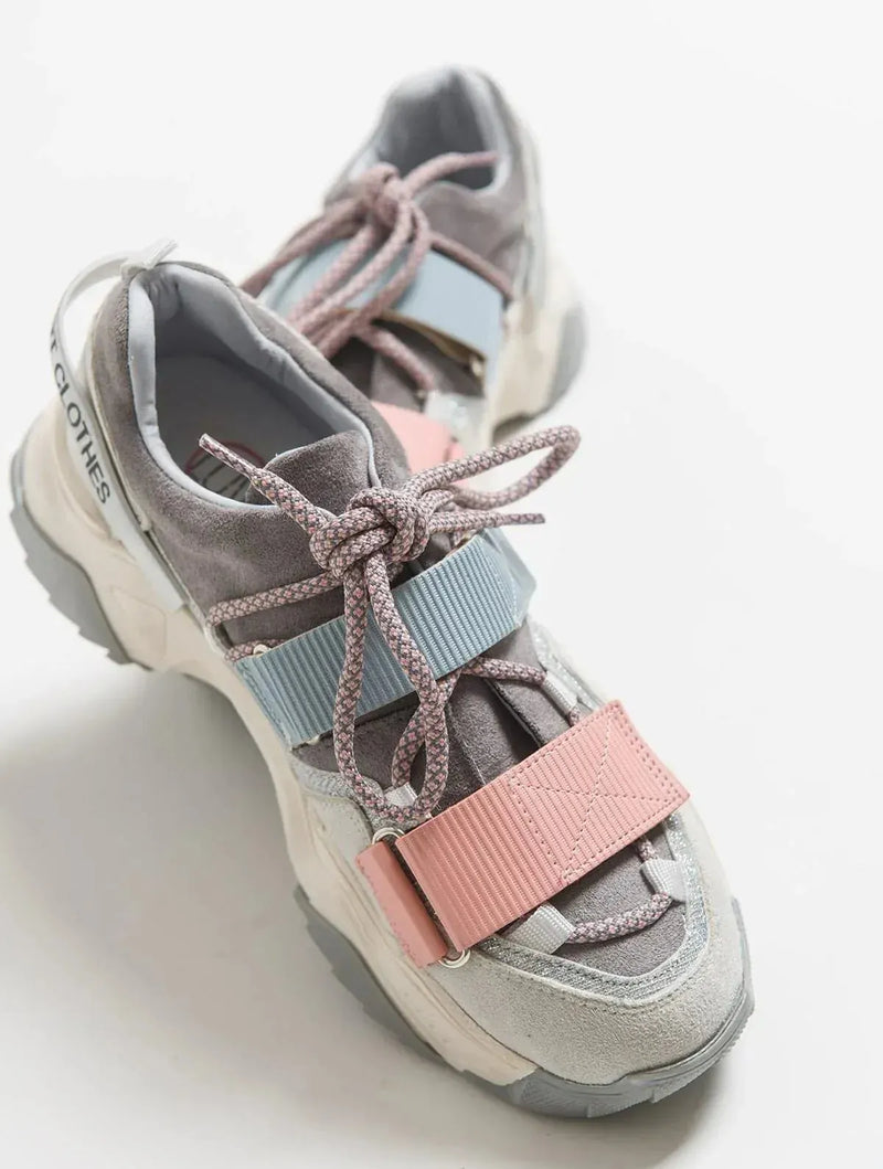 Prologue Shoes Lulen - Ice Multi Glitter-Logo Velcro Sport Sneaker (Women)