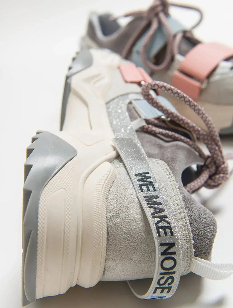 Prologue Shoes Lulen - Ice Multi Glitter-Logo Velcro Sport Sneaker (Women)