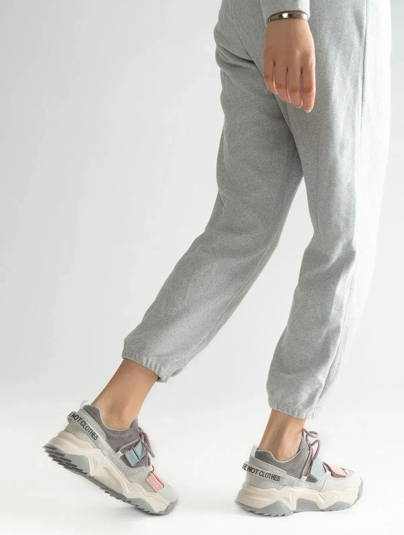 Prologue Shoes Lulen - Ice Multi Glitter-Logo Velcro Sport Sneaker (Women)