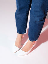 Immaculate Vegan - Prologue Shoes 653 - White Heeled Shoe (Women)