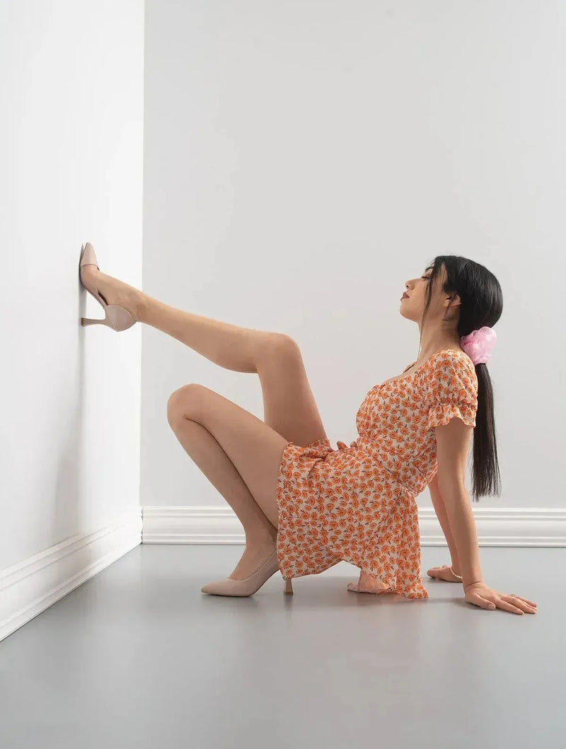 Prologue Shoes 653 - Nude Heeled Shoe (Women)