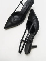 Immaculate Vegan - Prologue Shoes Point - Black Heeled Shoe (Women)