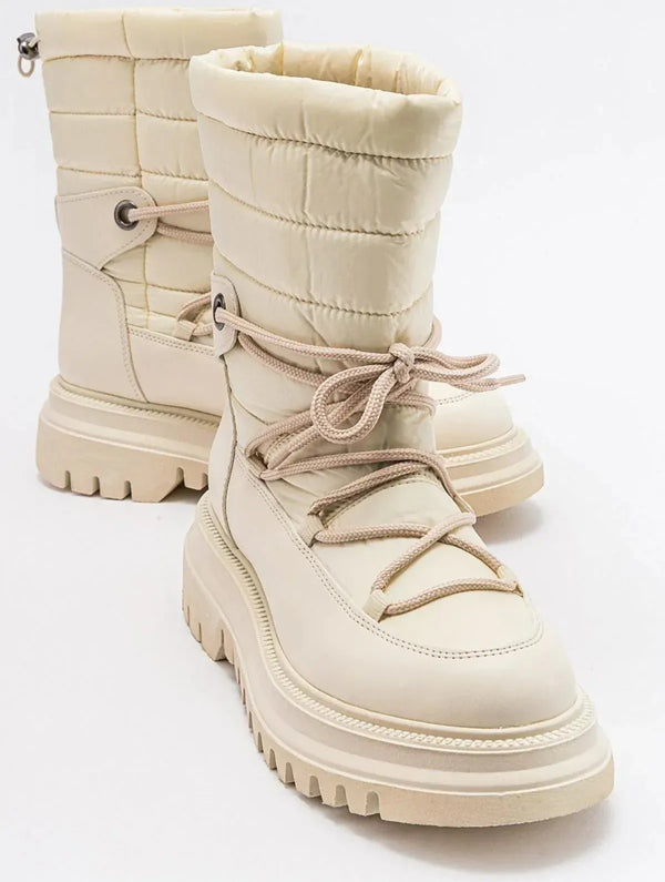 Prologue Shoes Weld - Beige Snow Boot (Women)