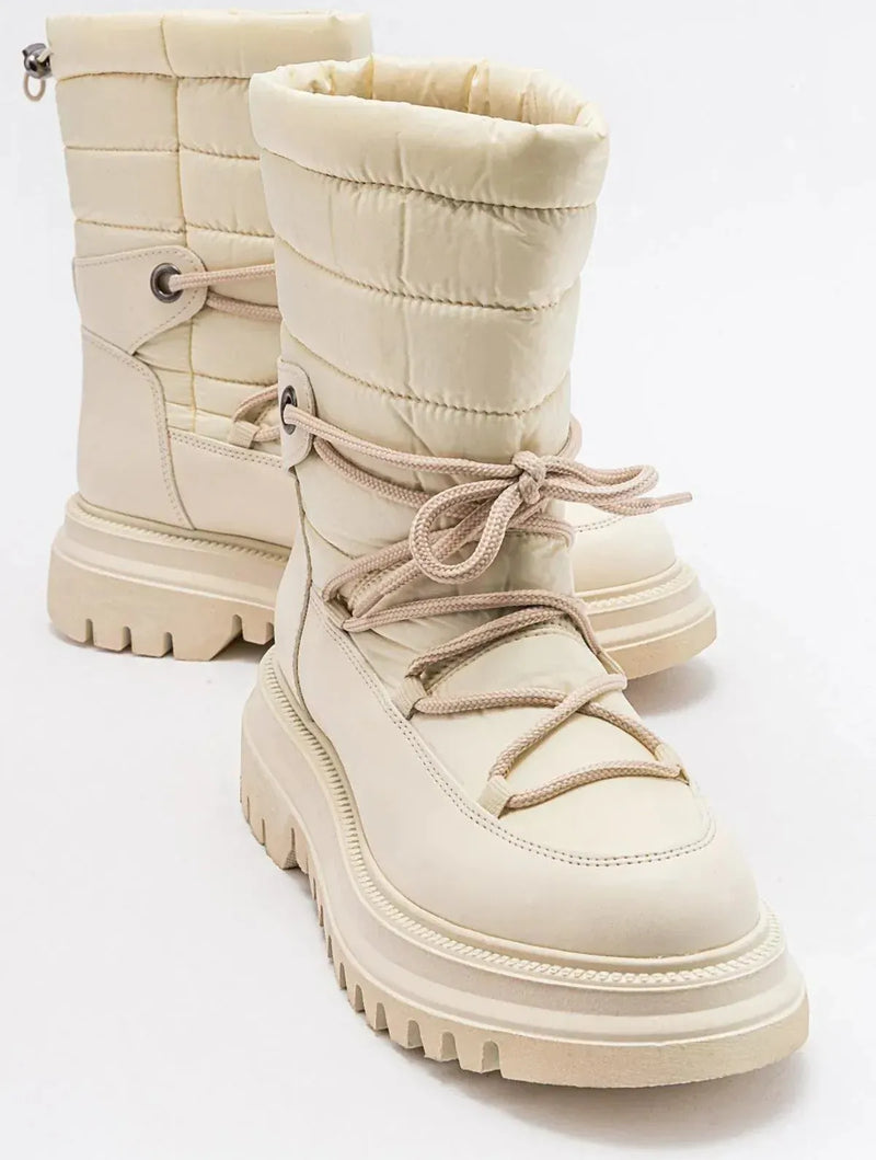 Prologue Shoes Weld - Beige Snow Boot (Women)