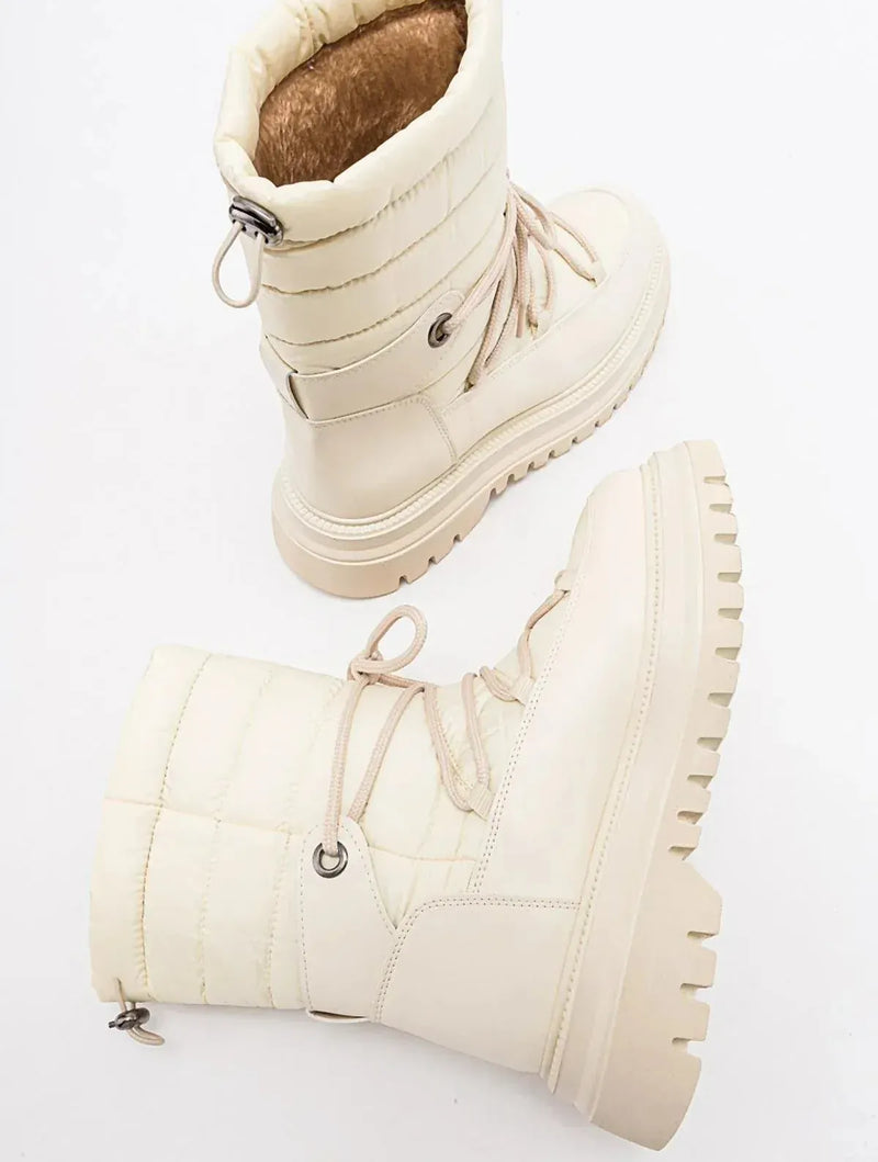 Prologue Shoes Weld - Beige Snow Boot (Women)