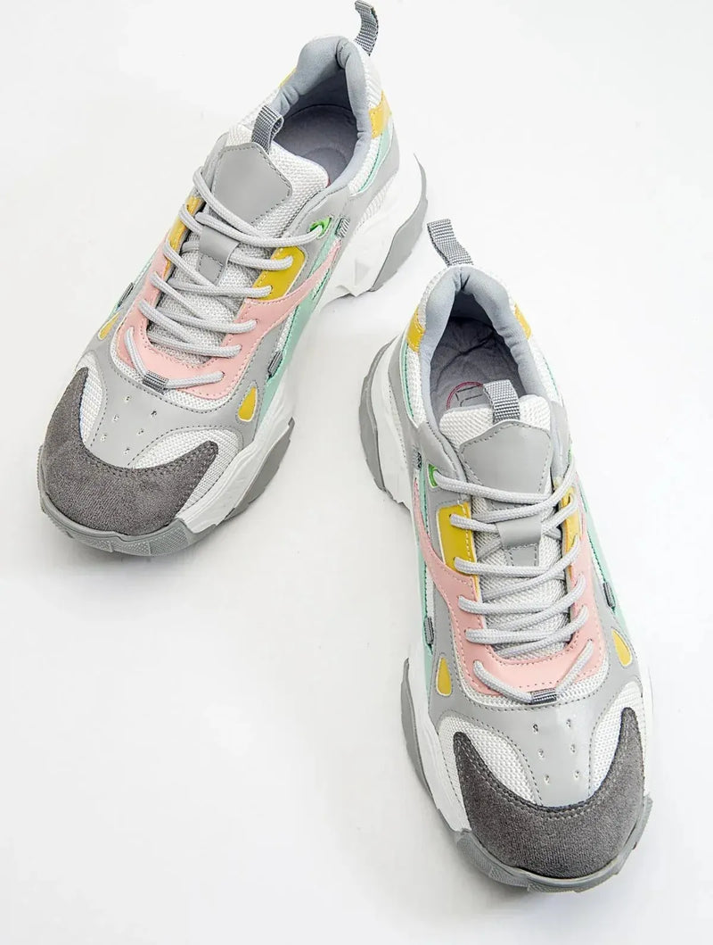Prologue Shoes Lecce - White Multi Sneaker (Women)