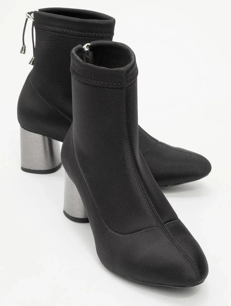 Prologue Shoes Landes - Black Block Heel Boot (Women)