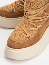 Immaculate Vegan - Prologue Shoes Dila Cognac Brown Fur-Lined Winter Boot (Women)