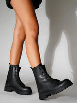 Immaculate Vegan - Prologue Shoes Singa Black Boot (Women)