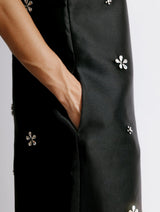 Immaculate Vegan - Albaray Crystal V Neck Shift Dress