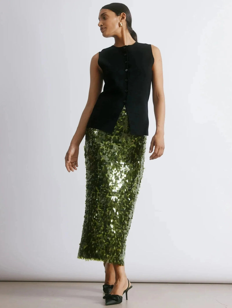 Albaray Drop Sequin Skirt