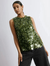 Immaculate Vegan - Albaray Drop Sequin Shell Top