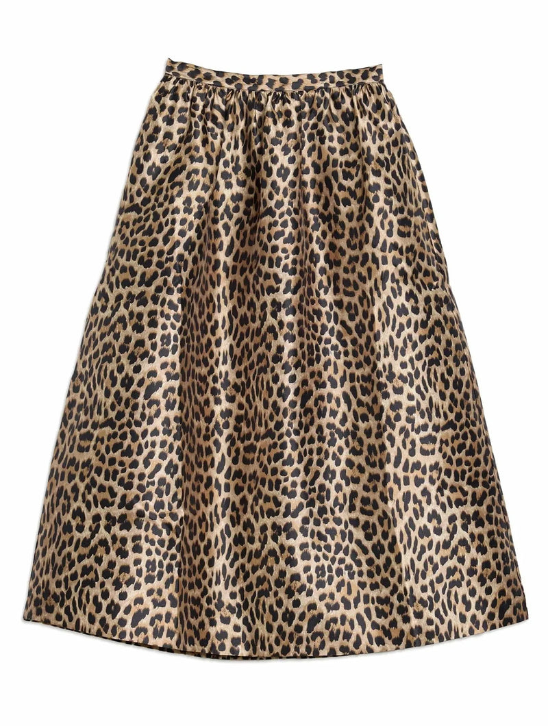 Albaray Animal Taffeta Full Skirt
