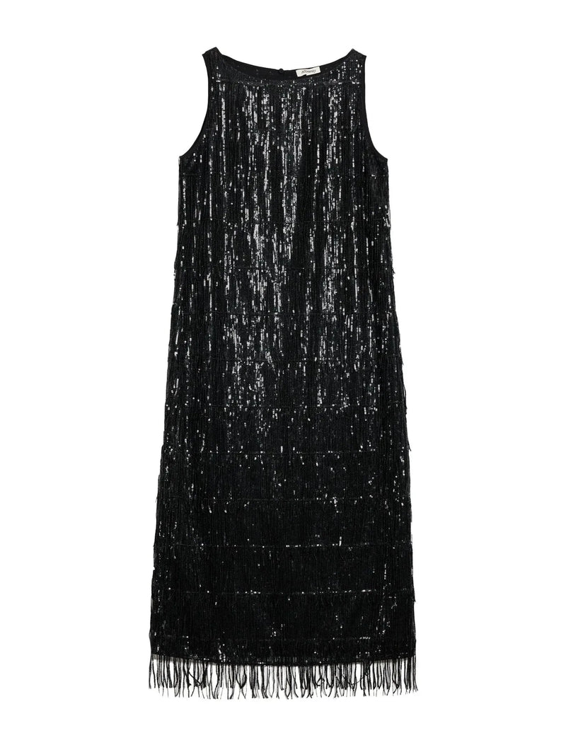 Albaray Sequin Fringe Column Dress