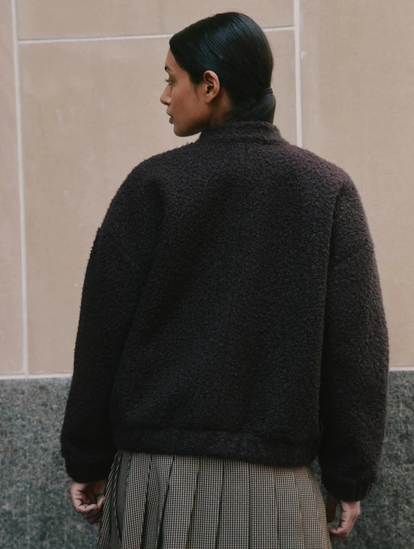 Albaray Curly Bomber Jacket