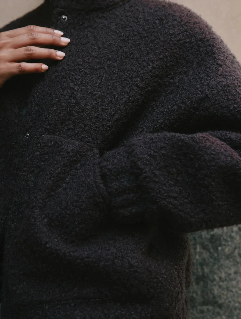 Albaray Curly Bomber Jacket