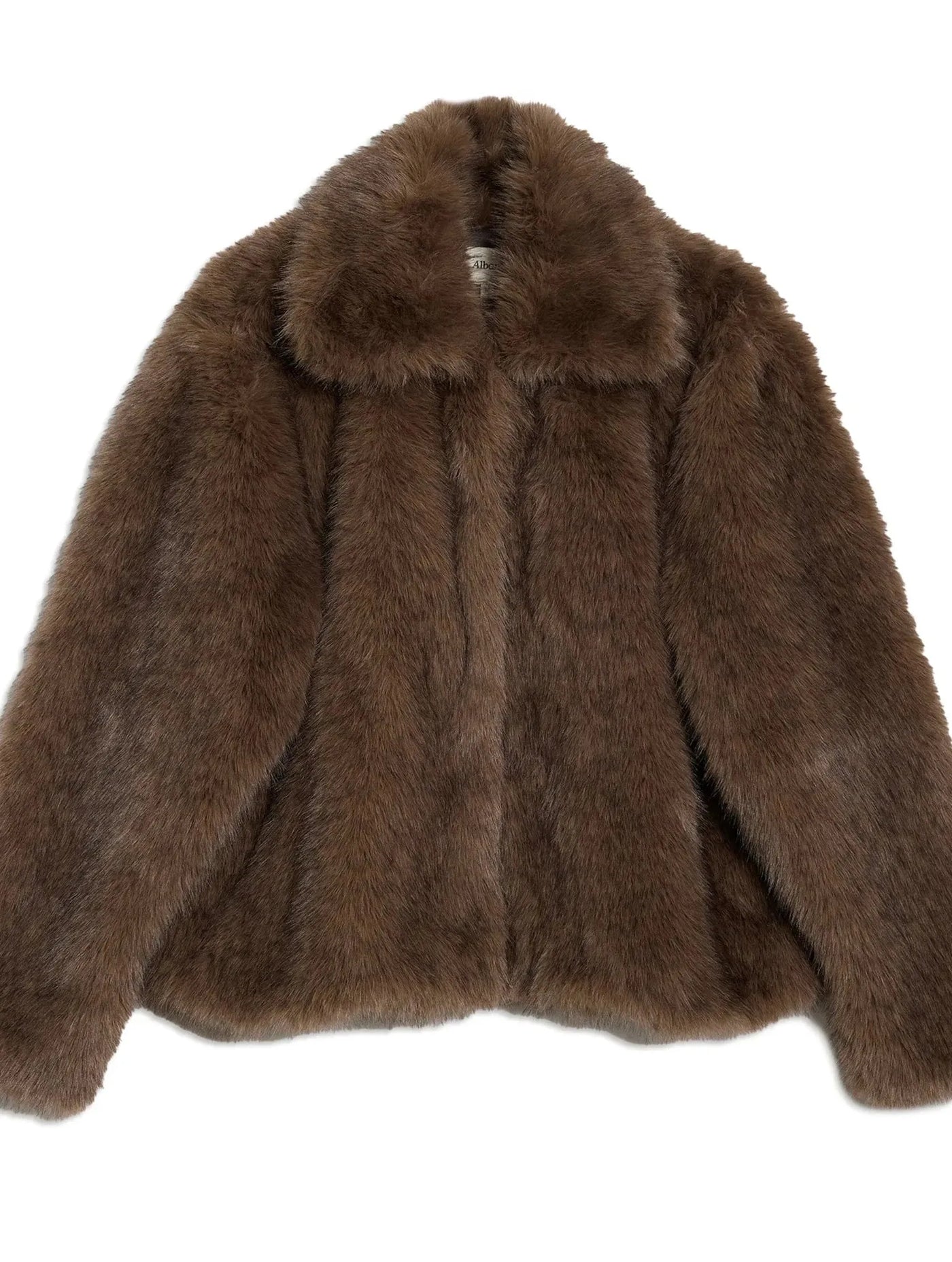 Brown Faux Fur Jacket | Brown – Immaculate Vegan