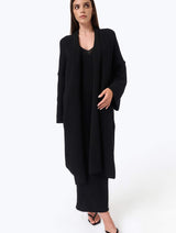 Immaculate Vegan - Mila.Vert Knitted ribbed V-neck dress