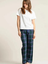 Immaculate Vegan - KOMODO JIM JAM Womens Organic Cotton Pyjama Bottoms - Black Watch