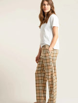 Immaculate Vegan - KOMODO JIM JAM Womens Organic Cotton Pyjama Bottoms - Sand