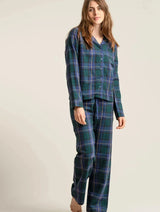 Immaculate Vegan - KOMODO JIM JAM Womens Organic Cotton Pyjama Set - Black Watch SIZE 3 / UK 12 / EUR 40