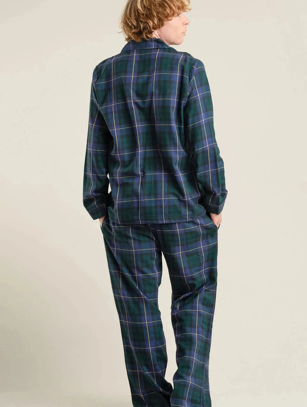 KOMODO JIM JAM Mens Organic Cotton Pyjama Set - Black Watch