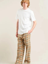 Immaculate Vegan - KOMODO JIM JAM Mens Organic Cotton Pyjama Bottoms - Sand